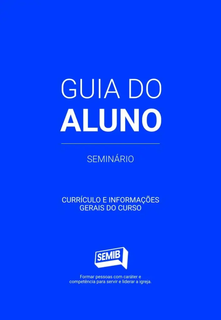 Baixe o guia do aluno.