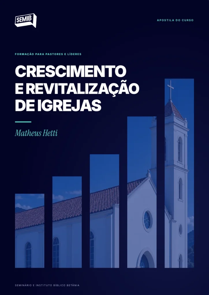 Capa da Apostila Crescimento e Revitalização de Igrejas
