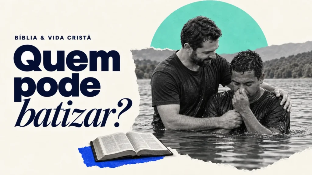 Só o PASTOR pode BATIZAR um novo convertido? (Ou qualquer um pode?)